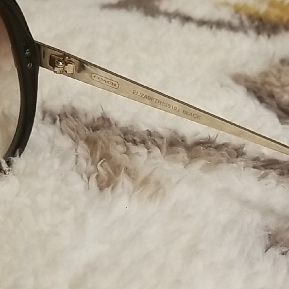 Coach Sunglasses Elizabeth (S810) Black - Picture 2 of 4
